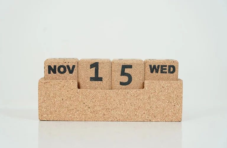 Cork Desktop Calendar